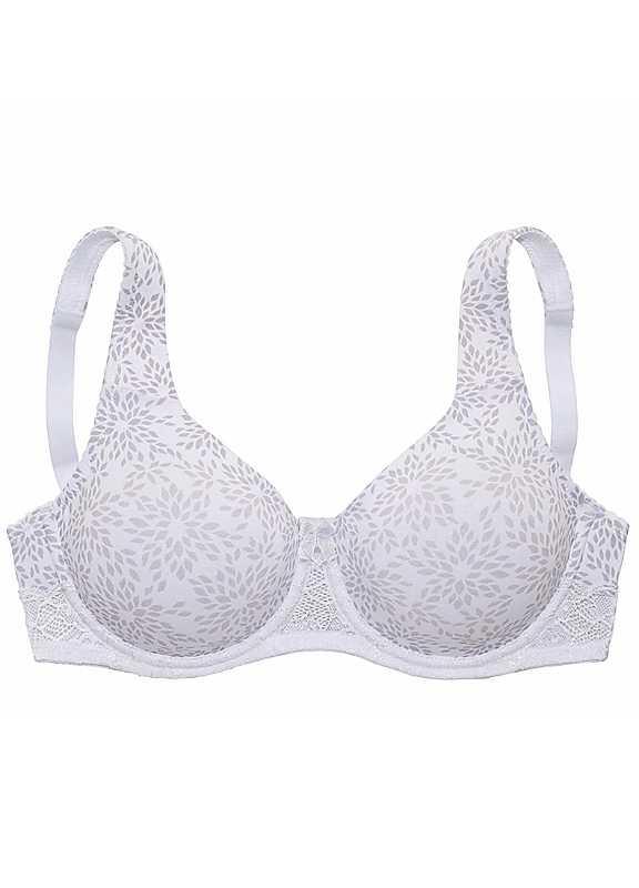 Nuance T-Shirt Bra - White / Taupe - Size 40D on Productcaster.