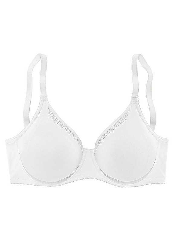 Nuance Underwired T-Shirt Bra - White - Size 44B on Productcaster.