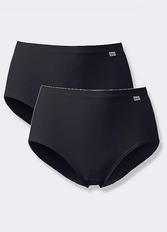 Plus Size Pack of 3 High Waisted Briefs - Black - Size 22 on Productcaster.