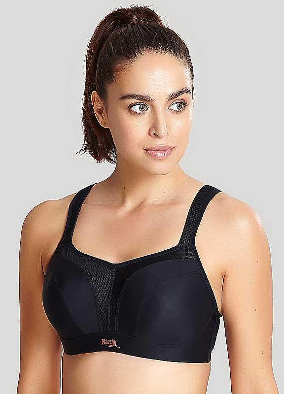 Panache Wired Sports Bra - Black - Size 34GG on Productcaster.