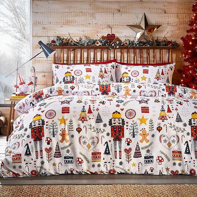 Portfolio Home Nutcracker Duvet Set - Multi - Size Single on Productcaster.