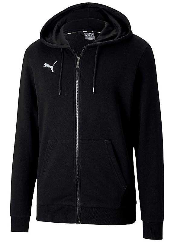 Puma Hooded Sweat Jacket - Black - Size S on Productcaster.