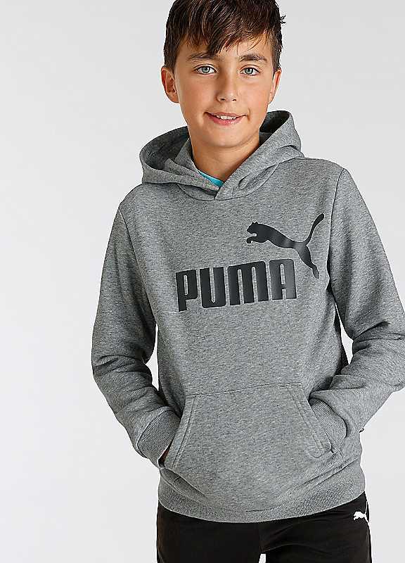 Puma Kids Logo Print Hoodie - Size 16Y on Productcaster.