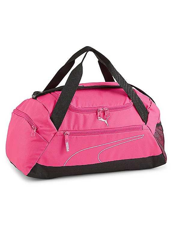 Puma Logo Print Gym Bag - Pink on Productcaster.