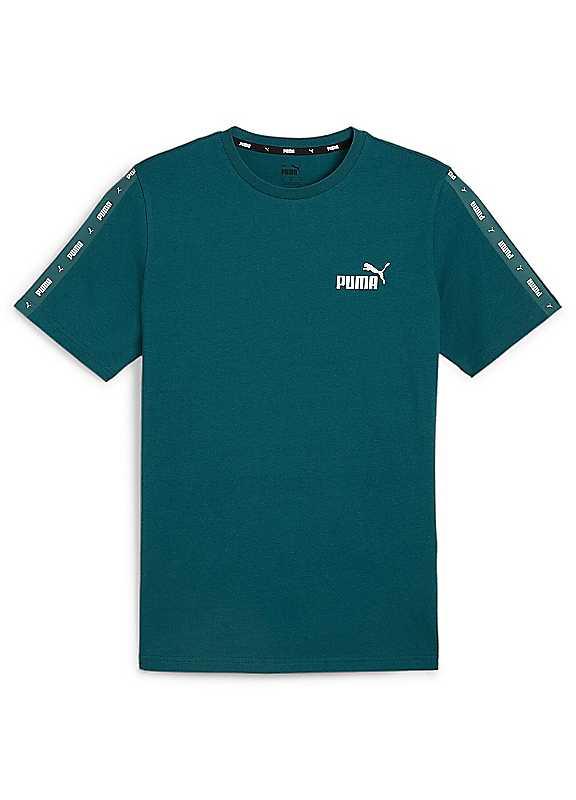 PUMA Logo T-Shirt - Green - Size XL on Productcaster.