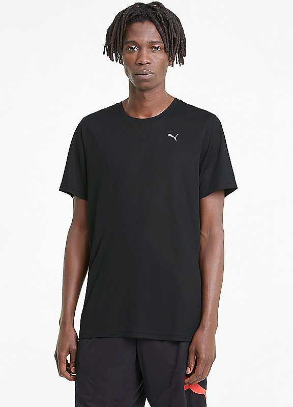 Puma Performance Short Sleeve T-Shirt - Black - Size M on Productcaster.