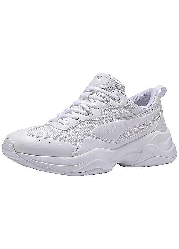 Puma 'Cilla' Trainers - White - Size 5.5 on Productcaster.