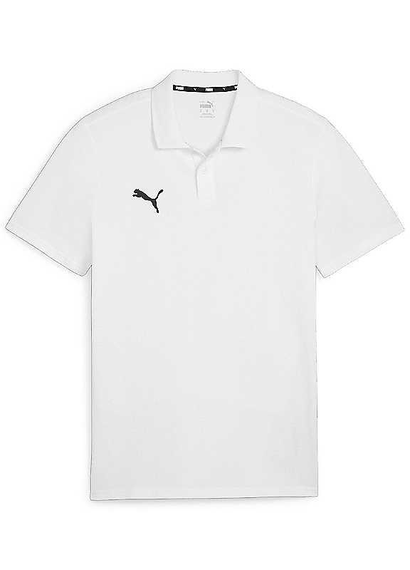 Puma Teamgoal Casuals Polo Shirt - White - Size XXL on Productcaster.