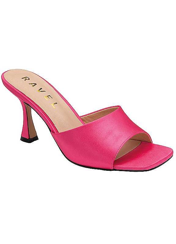 Ravel Baylin Pink Heeled Mules - Size 3 on Productcaster.