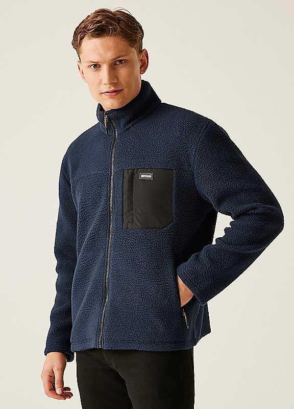 Regatta Frankie Borg Fleece - Navy - Size M on Productcaster.