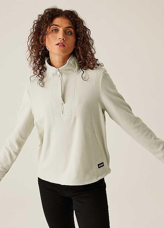 Regatta Juliette Half Zip Fleece - Mint - Size 14 on Productcaster.