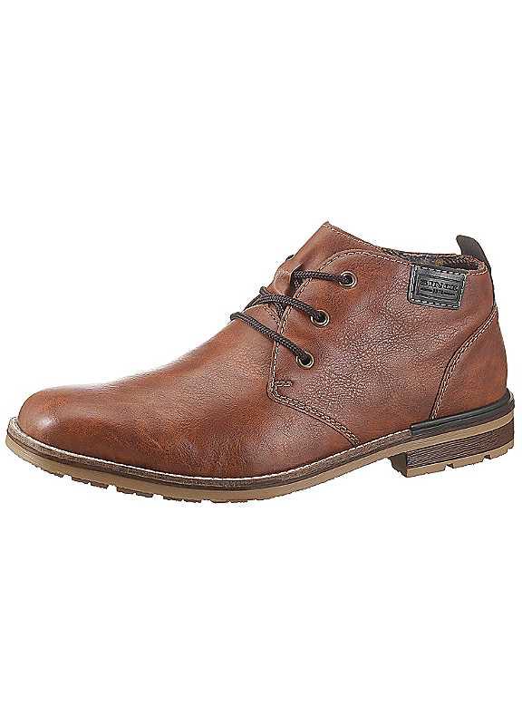 Rieker Lace-Up Ankle Boots - Brown - Size 11.5 on Productcaster.