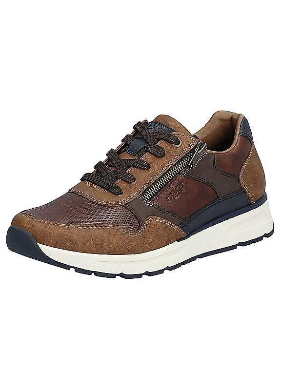 Rieker Lace-Up Trainers - Brown - Size 7 on Productcaster.