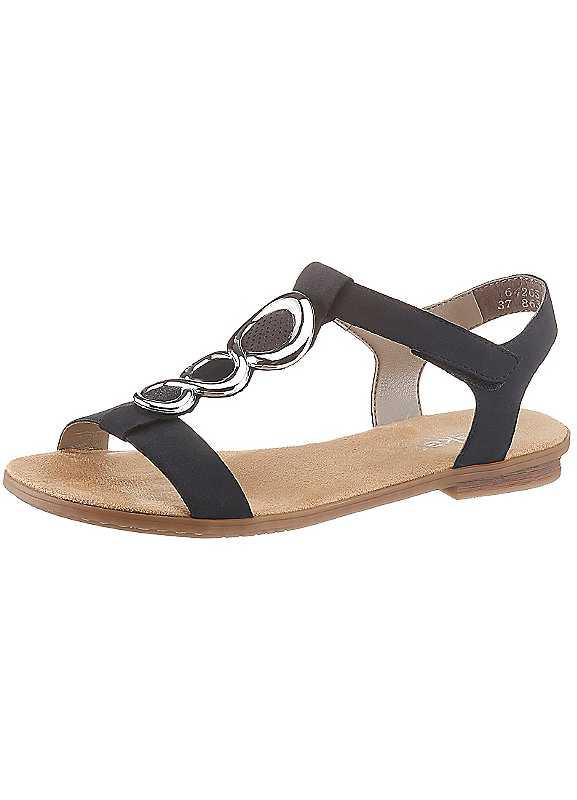 Rieker Strappy Sandals - Midnight Blue - Size 9 on Productcaster.