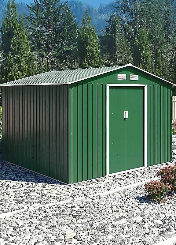 Royalcraft Oxford Green Shed 9x8 on Productcaster.