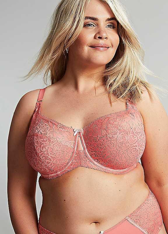 Plus Size Sculptresse Estel Underwired Full Cup Bra - Gold - Size 34E on Productcaster.