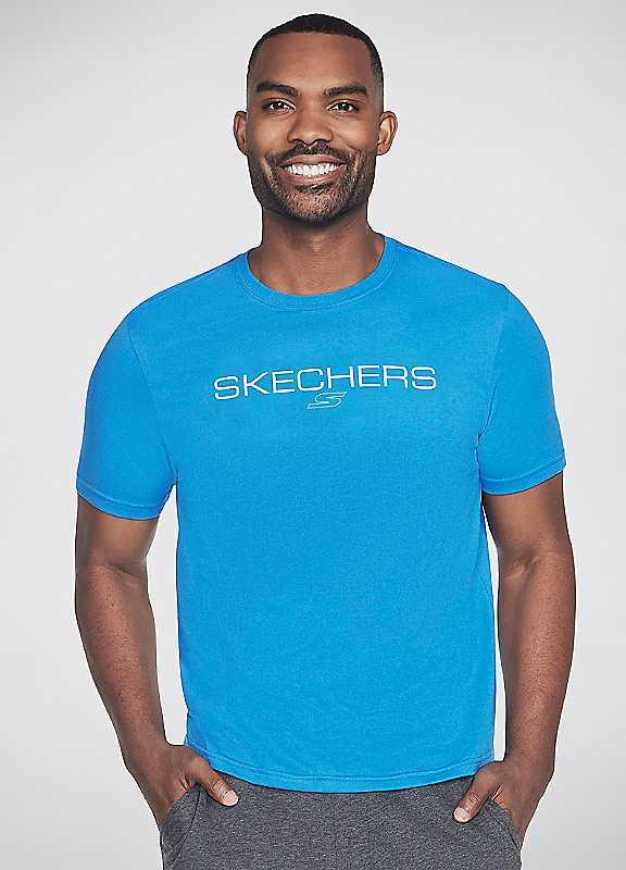 Skechers Performance T-Shirt - Blue - Size S on Productcaster.