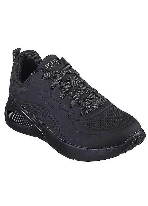 Skechers Uno Lite Trainers - Black - Size 2 on Productcaster.