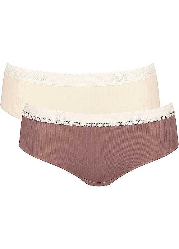 Sloggi Pack of 2 Hipster Briefs - Colourful - Size L on Productcaster.