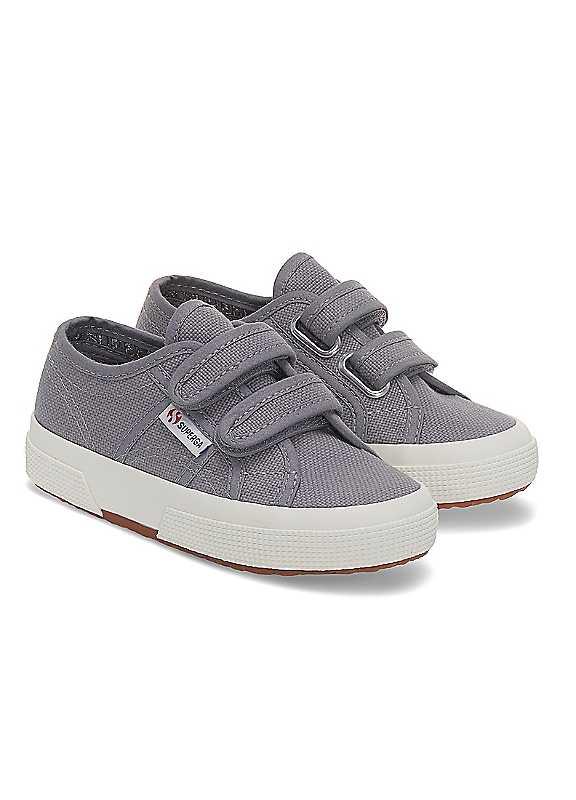 Superga 2750 Kids Cotjstrap Classic - Grey - Size 32 on Productcaster.