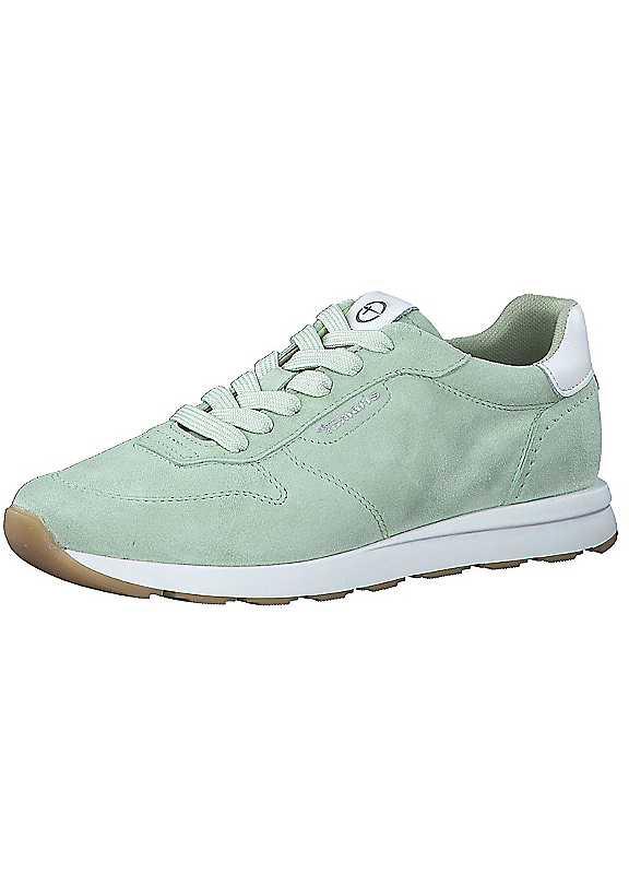 Tamaris Lace-Up Trainers - Mint - Size 6.5 on Productcaster.