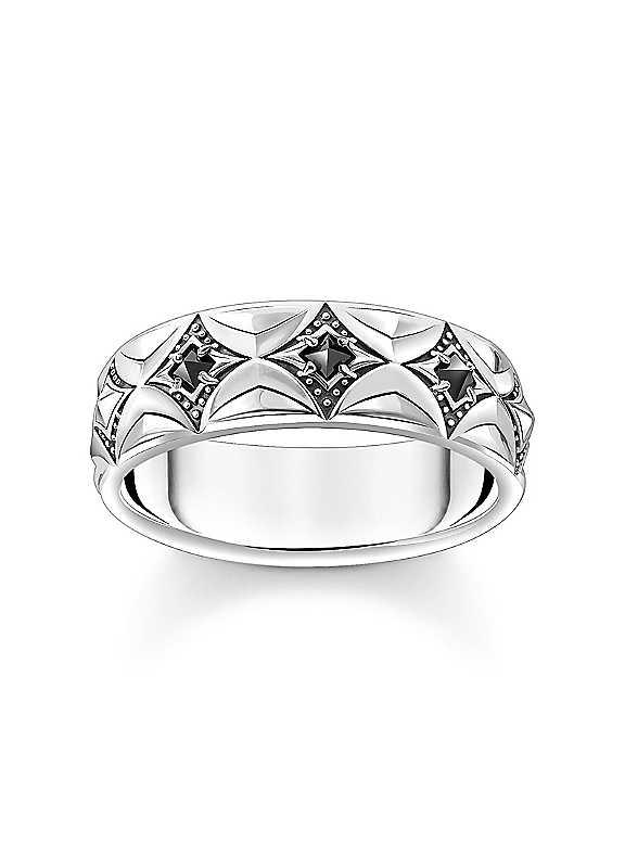 Thomas Sabo Rebel Wolf Ring - Size 62 on Productcaster.