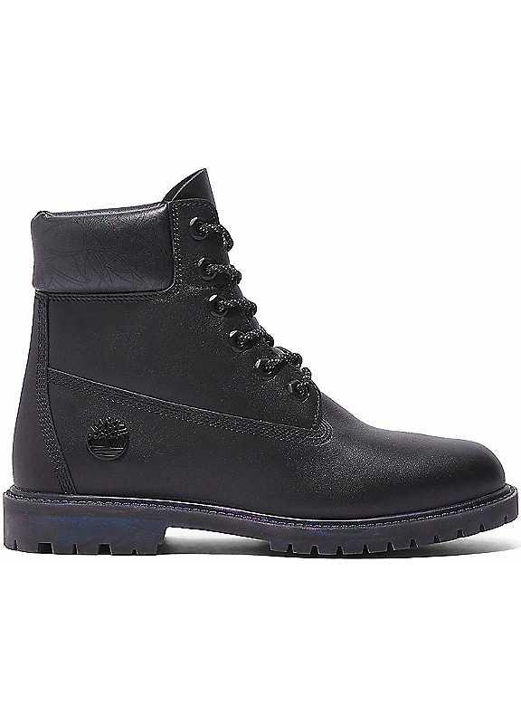 Timberland Leather Lace-Up Boots - Black - Size 5.5 on Productcaster.