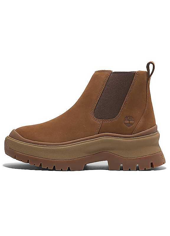 Timberland Roxie Lane Chelsea Boots - Brown - Size 7.5 on Productcaster.