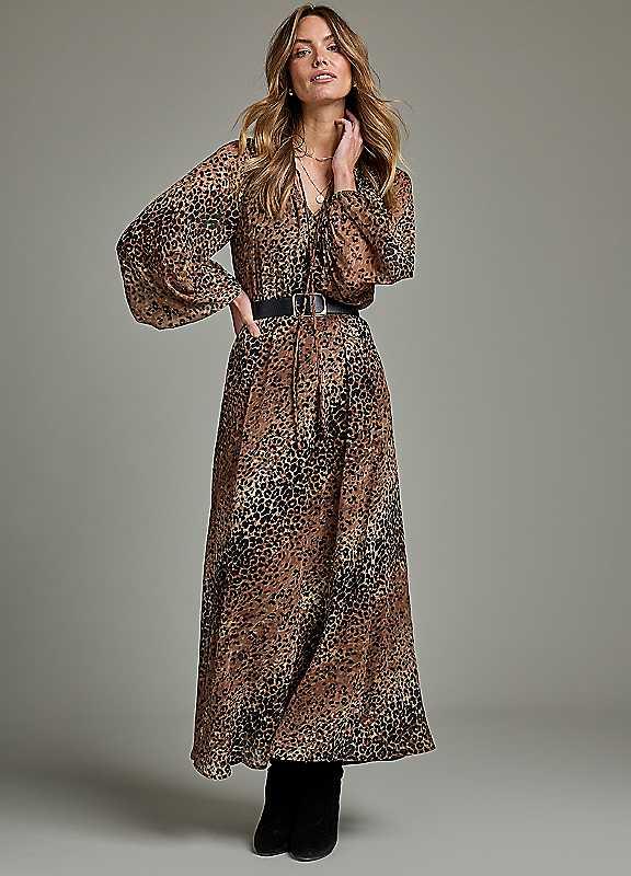 Together Animal Print Maxi Dress - Size 24 on Productcaster.