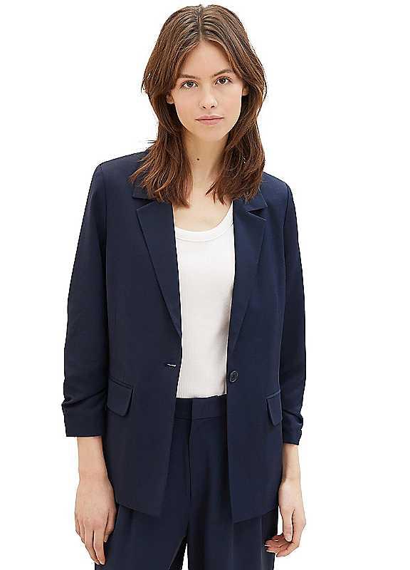 Tom Tailor One-Button Blazer - Sky Captain - Size S on Productcaster.