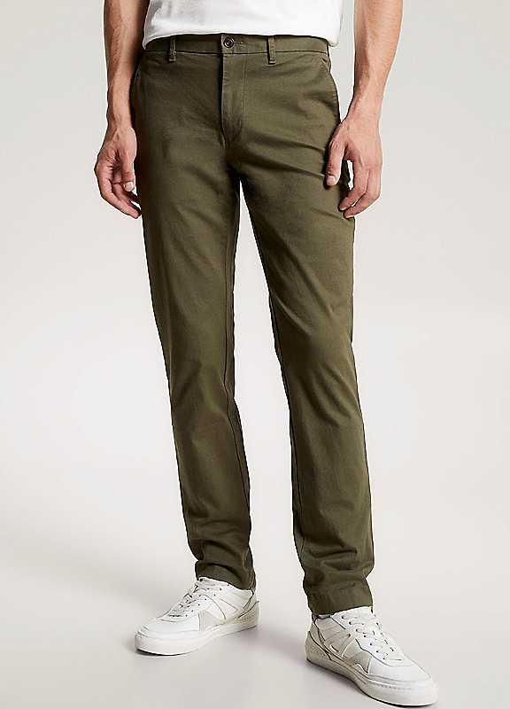 Tommy Hilfiger DENTON Chinos - Green - Size 38L on Productcaster.