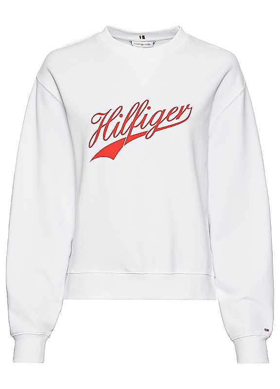 Tommy Hilfiger TERRY Sweatshirt - White - Size XL on Productcaster.