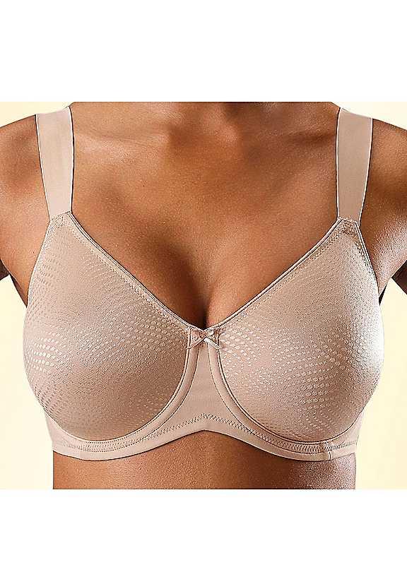 Plus Size Triumph Essential Underwired Minimiser Bra - Nude - Size 32E on Productcaster.