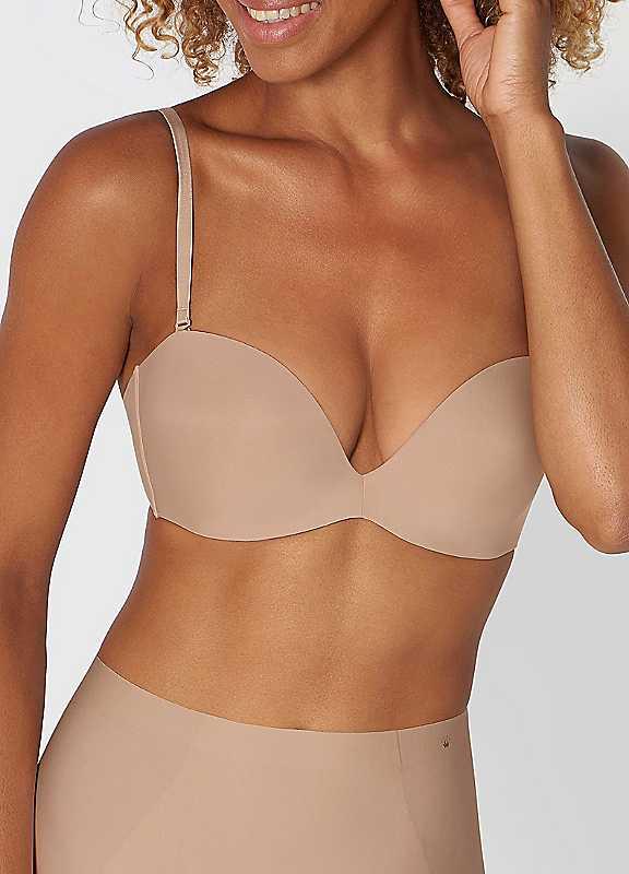 Plus Size Triumph Underwired T-Shirt Bra - Natural - Size 40B on Productcaster.