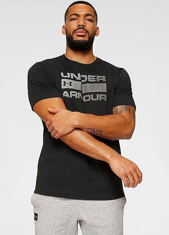 Under Armour Crew Neck T-Shirt - Black - Size XL on Productcaster.