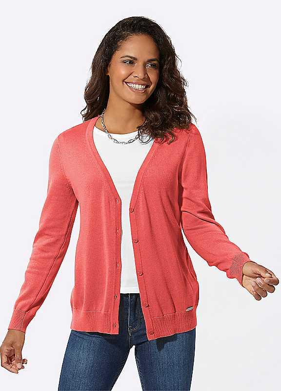 Witt Cardigan - Coral - Size 10 on Productcaster.