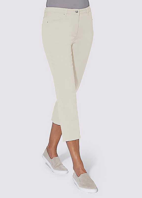 Plus Size Witt Cropped Jeans - White - Size 24 on Productcaster.