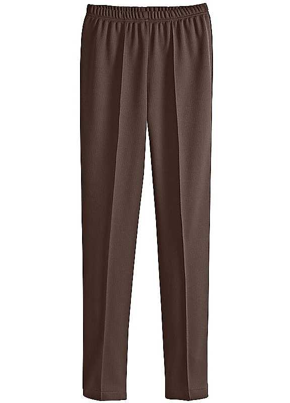 Witt Elasticated Waistband Trousers - Dark Brown - Size 16 on Productcaster.