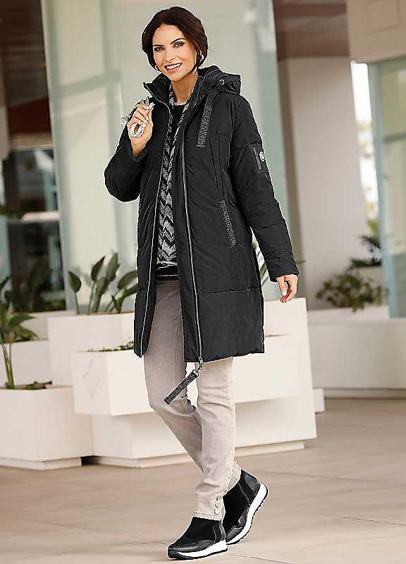 Witt Quilted Hooded Coat - Black - Size 10 on Productcaster.