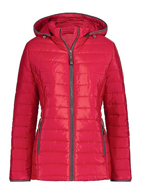 Witt Quilted Hooded Jacket - RED - Size 16 on Productcaster.