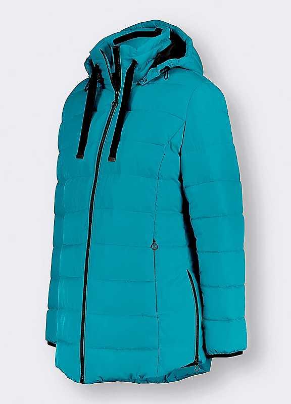 Plus Size Witt Quilted Jacket - Petrol Blue - Size 14 on Productcaster.