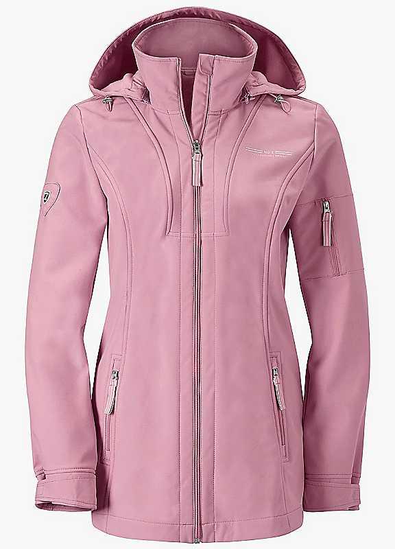 Plus Size Witt Soft Shell Jacket - Pink - Size 10/Regular on Productcaster.