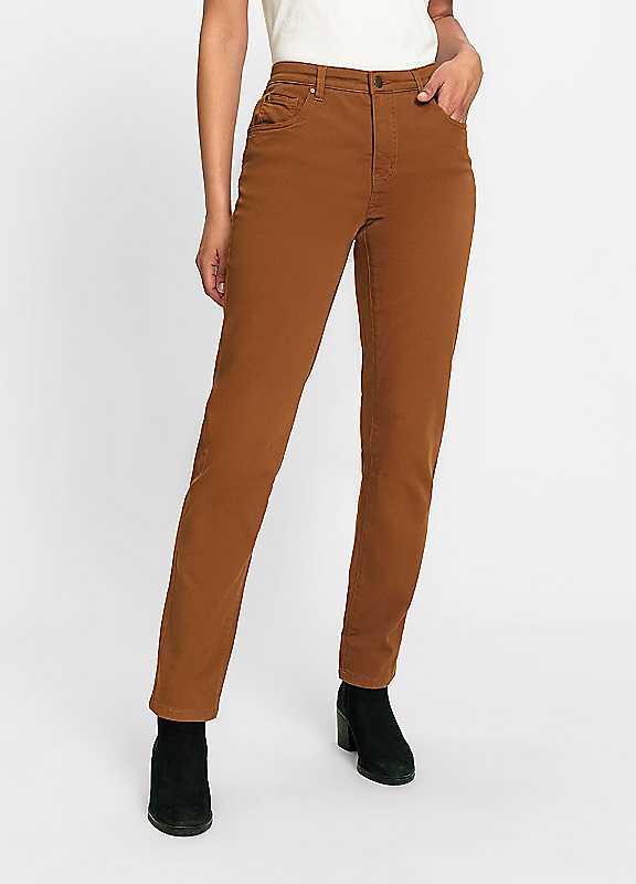 Witt Stretch Cotton Jeans - Cognac - Size 24XP on Productcaster.