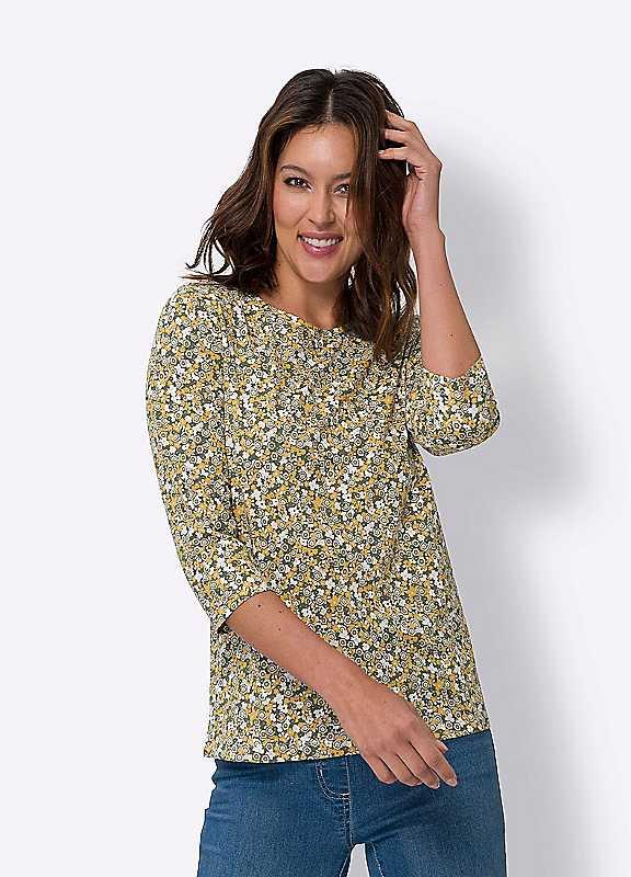 Plus Size Witt Three-Quarter Length Sleeve Top - Green - Size 18 on Productcaster.