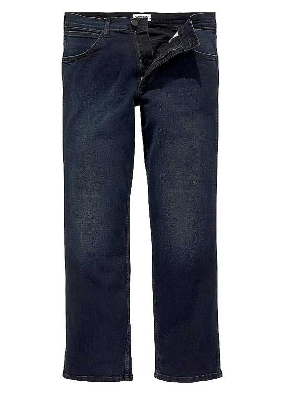 Wrangler Jacksville Bootcut Jeans - Blue - Size 33R on Productcaster.