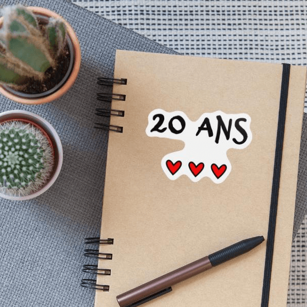 Anniversaire 20 Ans, 20 | Autocollants | 20. 20 Ans. 20e Anniversaire. Anniversaire 20 Ans. on Productcaster.