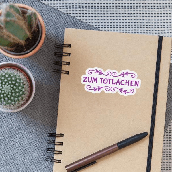 Sprüche, Totlachen | Sticker | Das Ist Zum Totlachen on Productcaster.