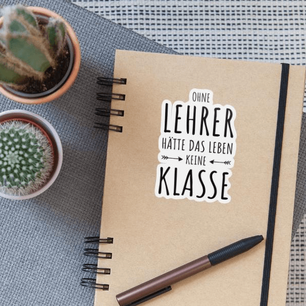 Lehrer, Hätte | Sticker | Lehrer Sprüche | Geschenkidee Beruf Klassenlehrer on Productcaster.