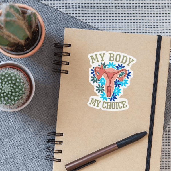 Body, My | Sticker | My Body My Choice on Productcaster.