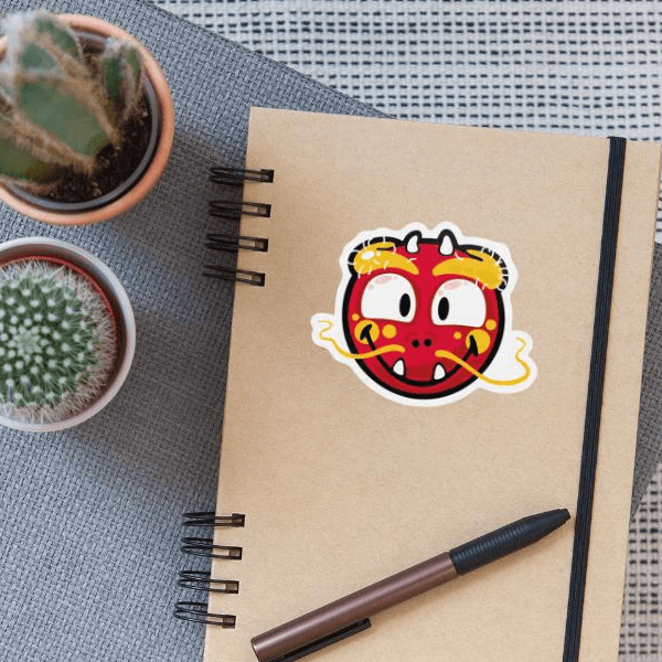 | Sticker | Smiley Dragon on Productcaster.